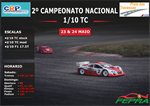 2ª Prova do Campeonato Nacional 1/10 TC Stock, Mod e Trofeu F1